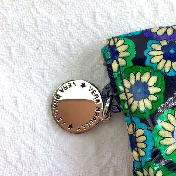 Vera Bradley Frill “Blue Rhapsody” Floral Bow Clutch Crossbody Bag NEW - Picture 12 of 12